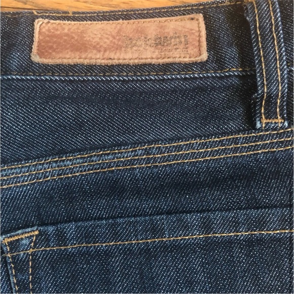 Baldwin selvedge denim jean shorts blue cuffed size 25 - Picture 10 of 11